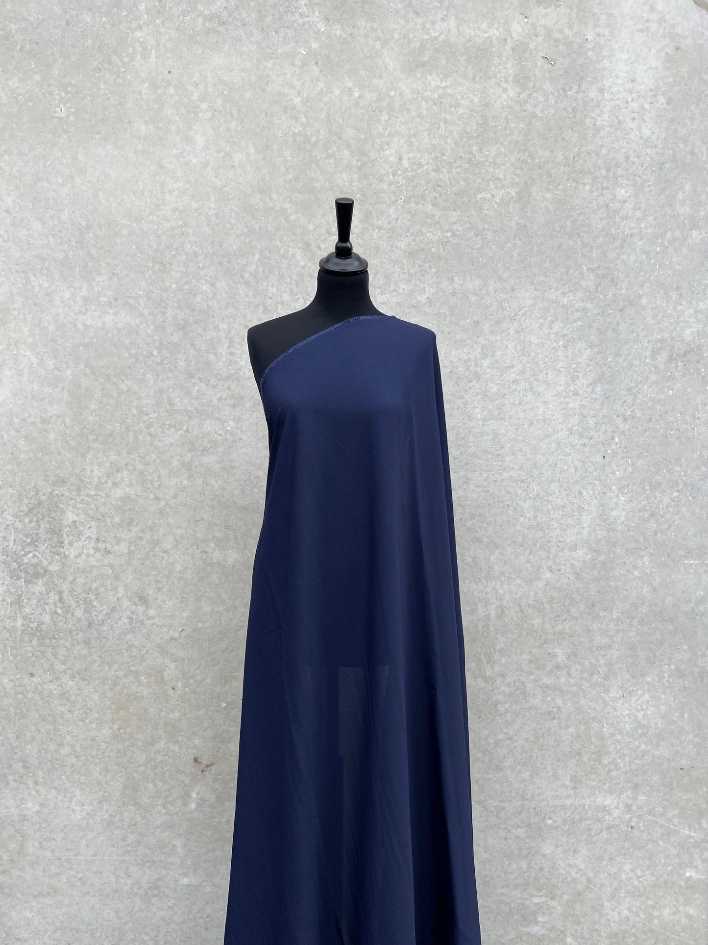 PREM10048 light crepe navy Marina Rinaldi