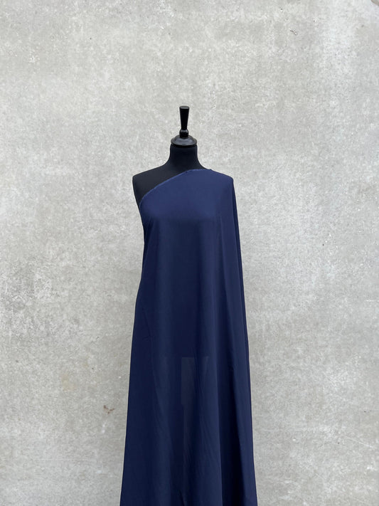 PREM10048 light crepe navy Marina Rinaldi