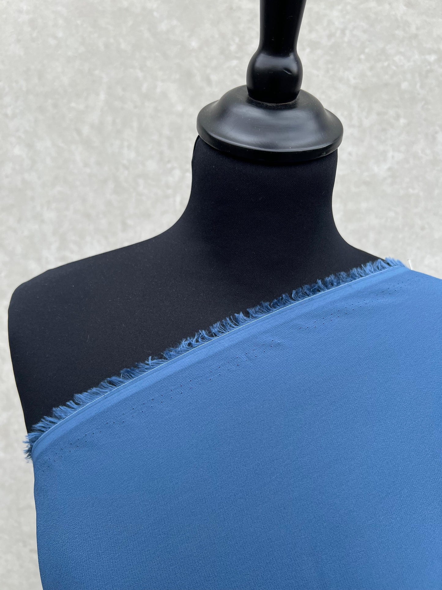 PREM10047 voile polyester slate blue Marina Rinaldi