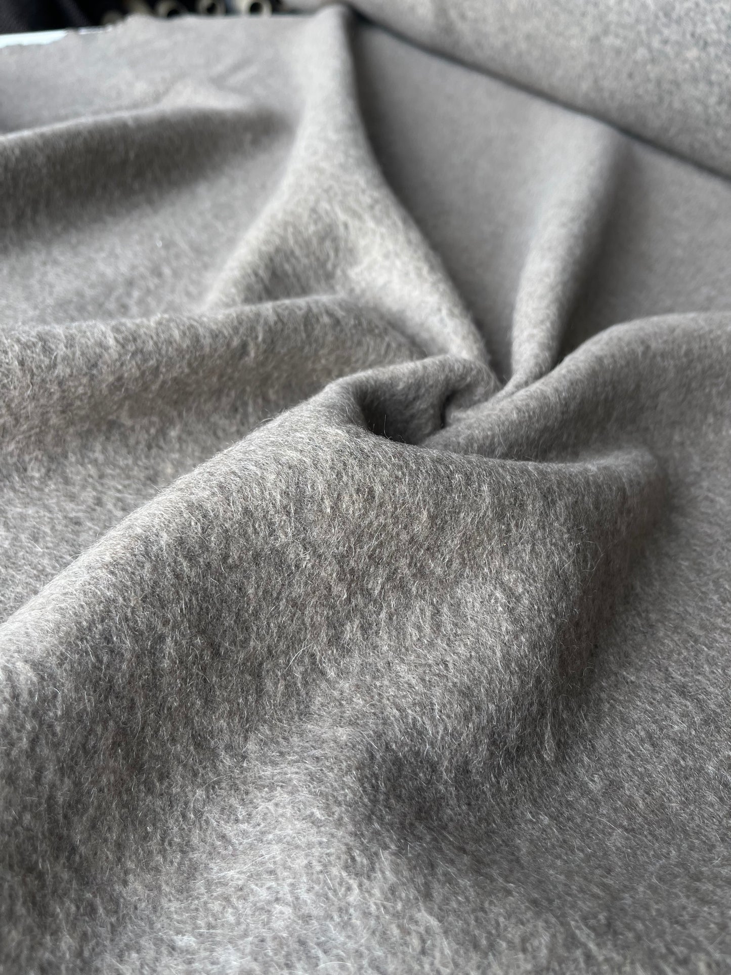 LISA 051 taupe heavy boiled wool
