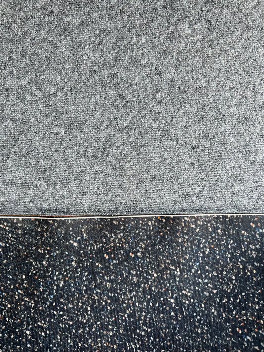 Flip side 016 galaxy design double face dark grey