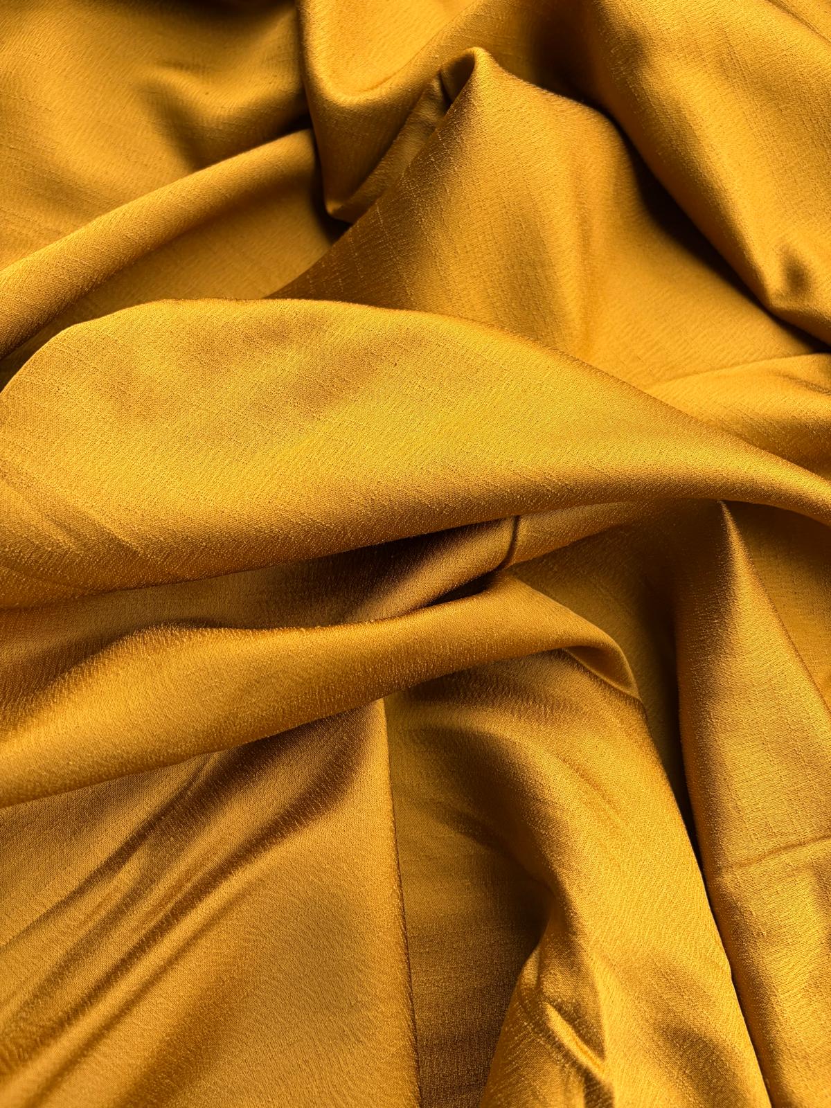 PC DANTE 049 VI/PL shantung washed dark yellow