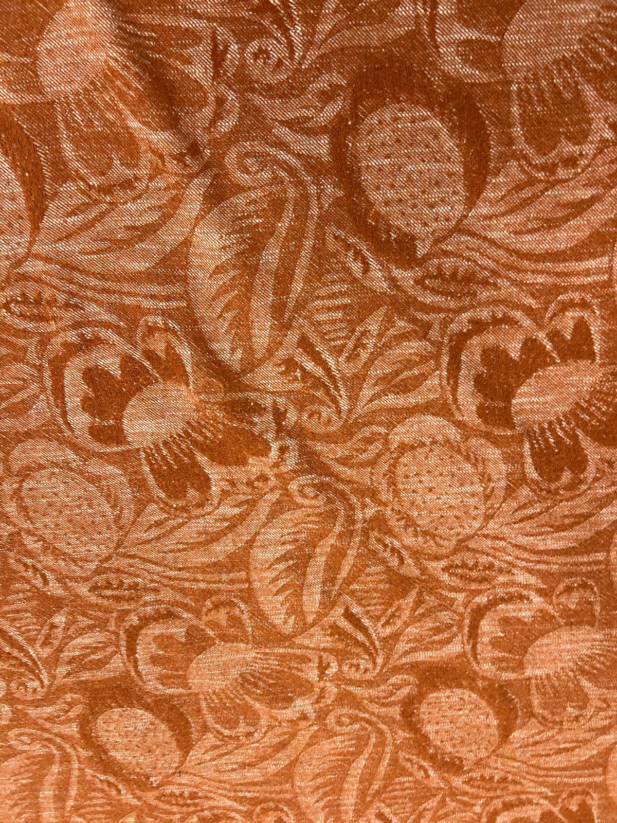 Enrique 014 bicolor jacquard terracotta