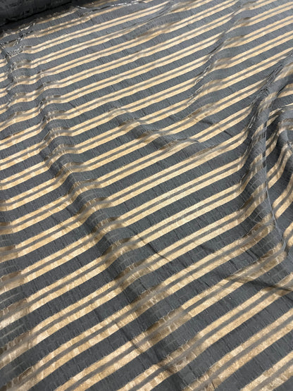 Enrique 029 striped semi transparent Cupro
