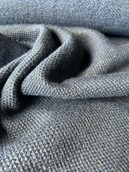 Wallet in diet 054 heavy wool tweed navy