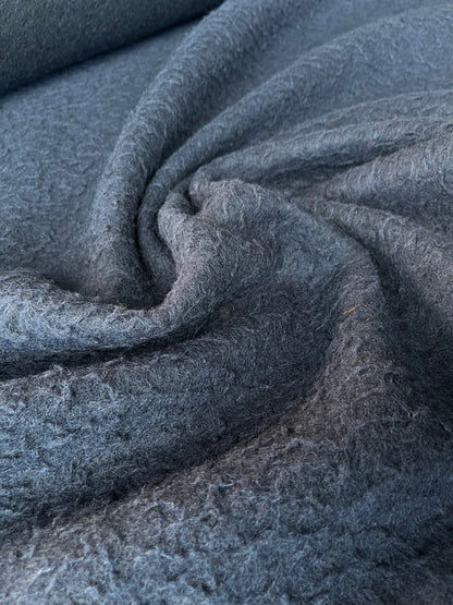 LISA 018 boiled wool messy navy