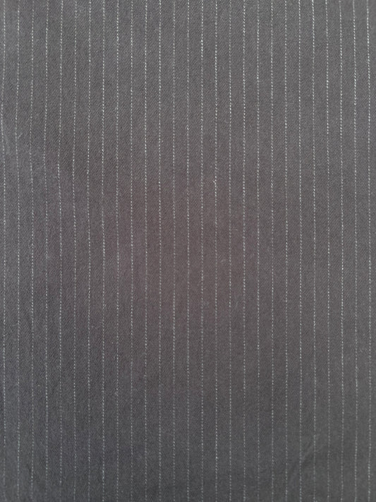Fiona 024 heavy cotton brown with ecru stripes