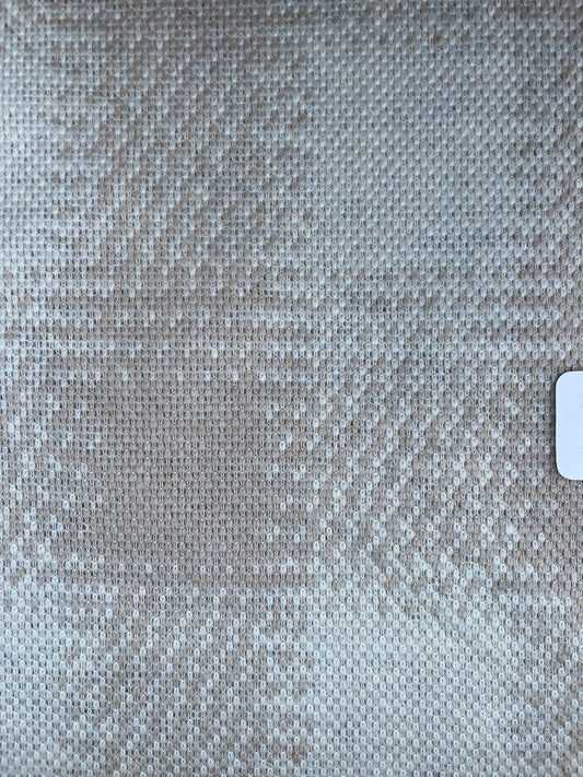 Gustave 017 small bouclette beige checks double face