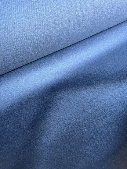 LISA 017 boiled wool coat fabric navy