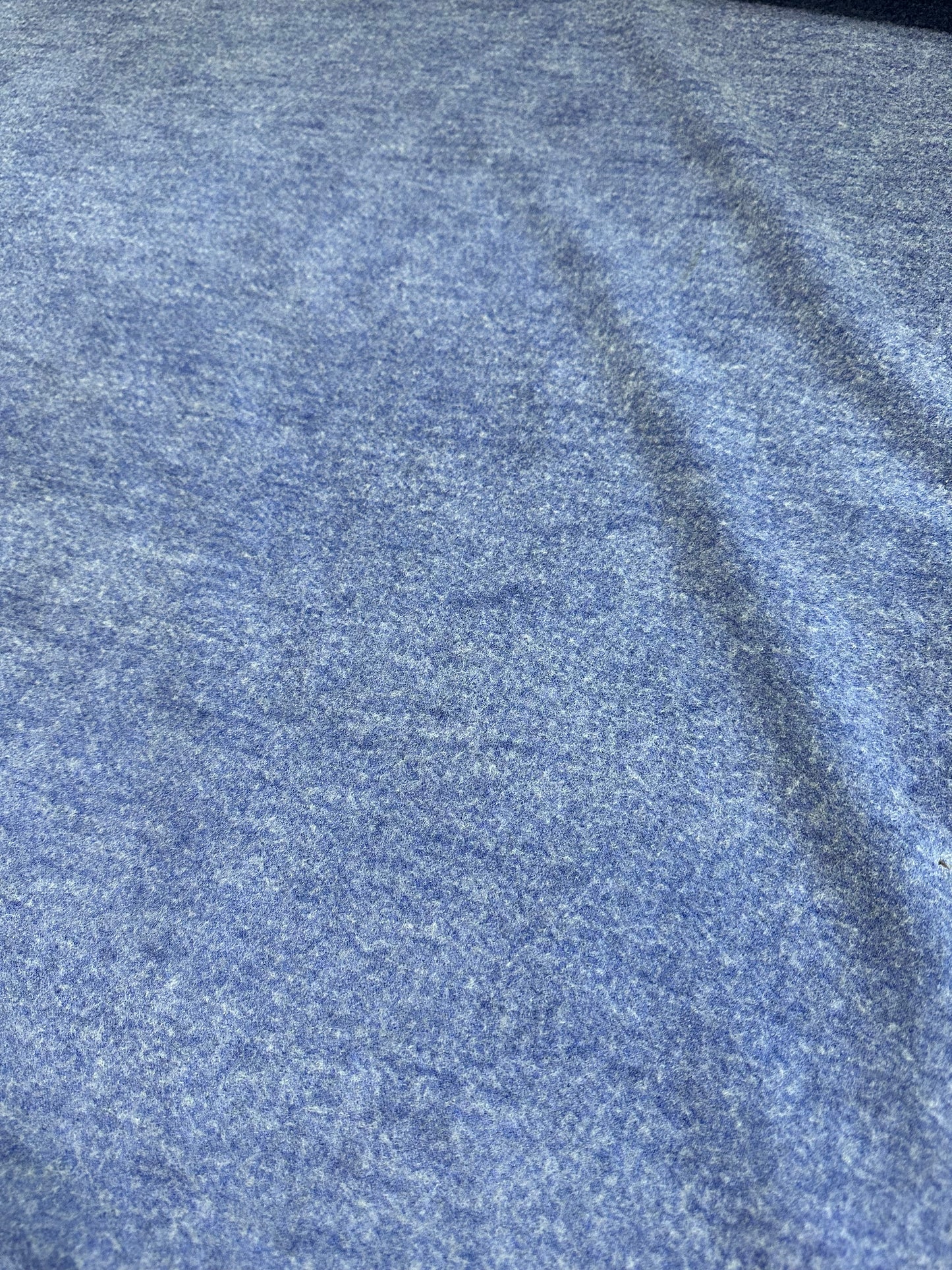 E01 brushed jersey molletonné blue