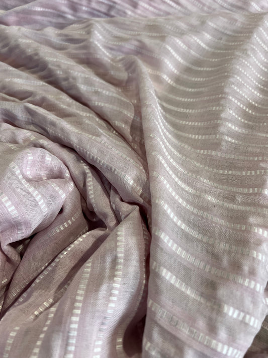 Soft Origin 031 woven cotton stripes pink