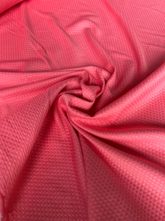 Wallet on diet 038 cotton stretch jacquard pink matelassé
