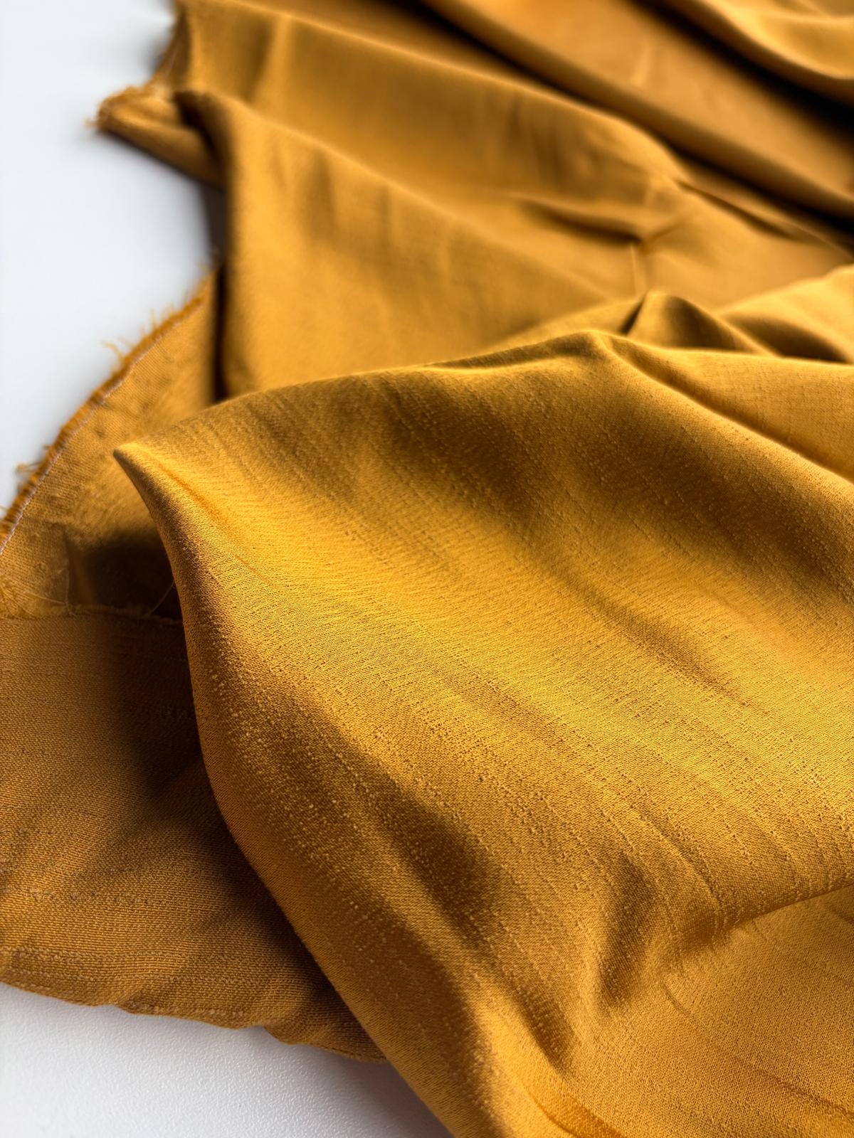 PC DANTE 049 VI/PL shantung washed dark yellow
