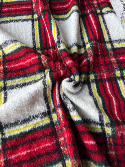 LISA 031 heavy boiled wool Christmas check