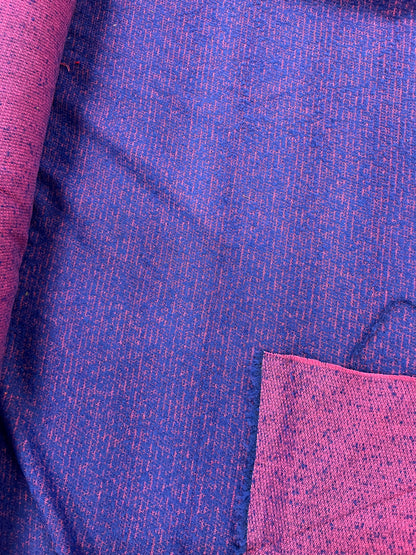 Enrique 030 tweed bouclette electric blue / fuschia