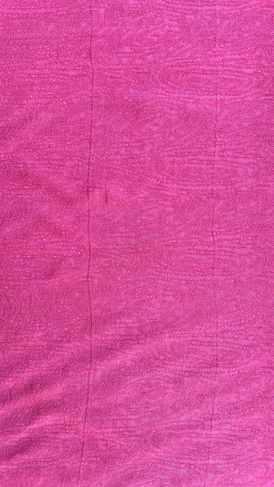 A01  CUPRO 033 washed cupro jacquard  wood effect dark red