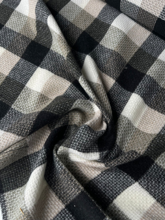 LISA 066 khaky/sand/black checkered heavy cotton