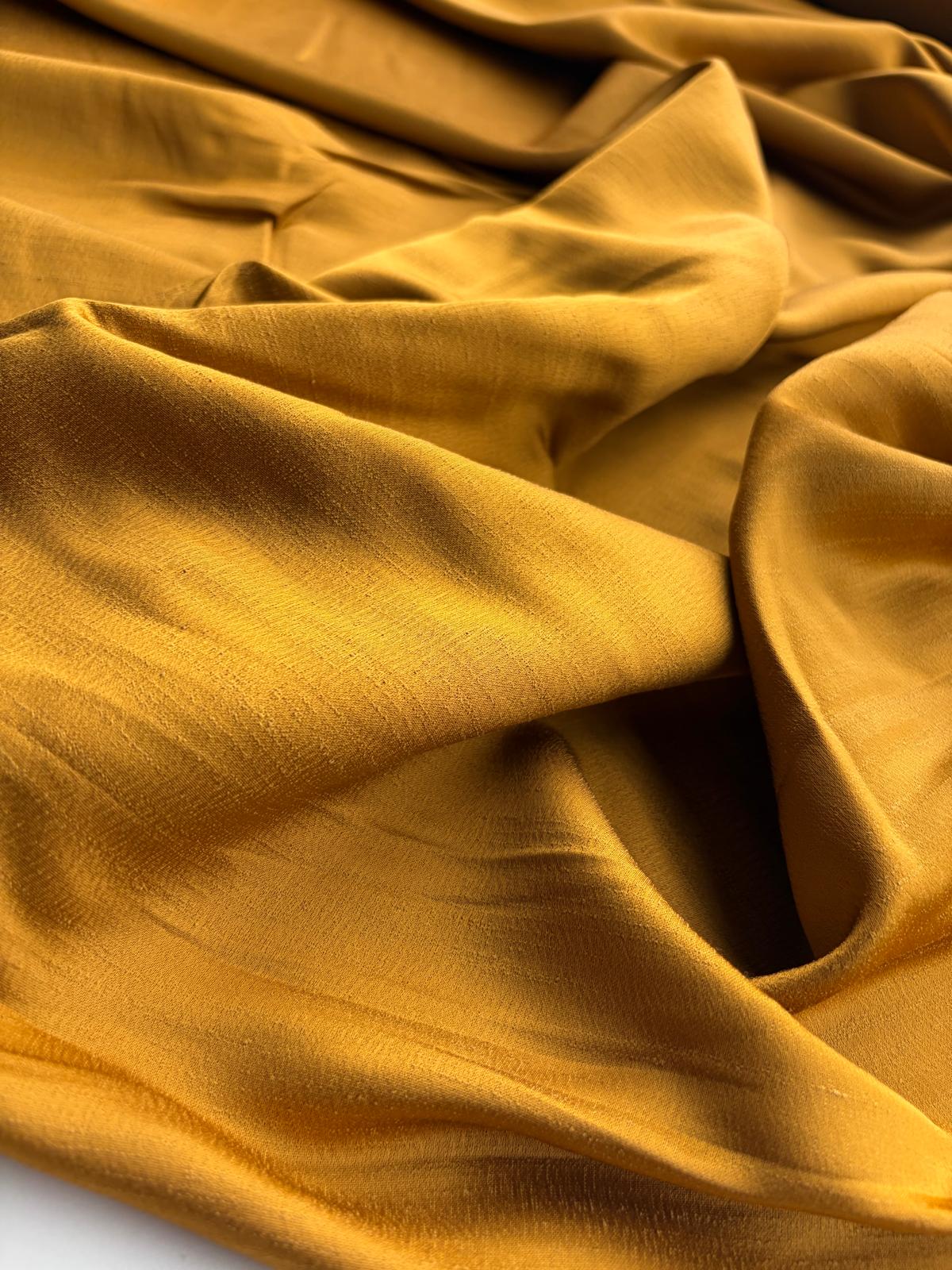 PC DANTE 049 VI/PL shantung washed dark yellow