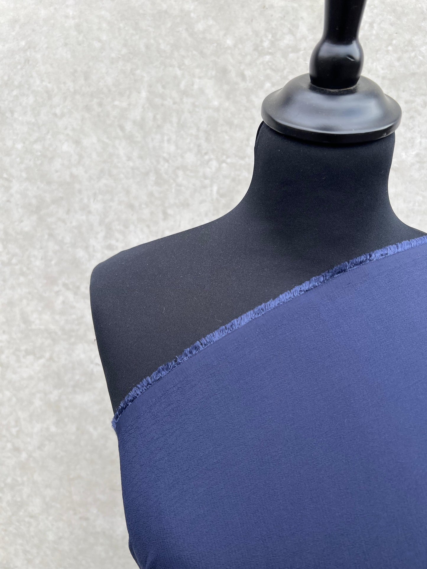 PREM10048 light crepe navy Marina Rinaldi
