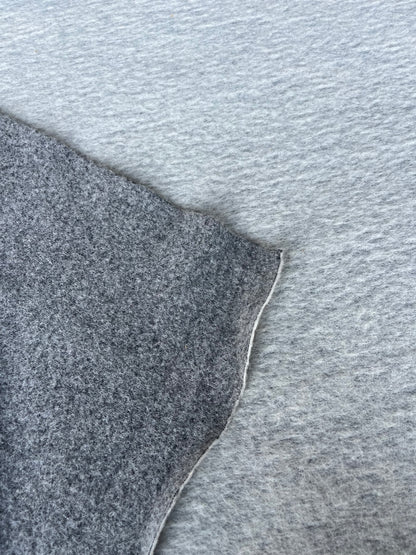 LISA 027 Grey/light grey  heavy boiled wool