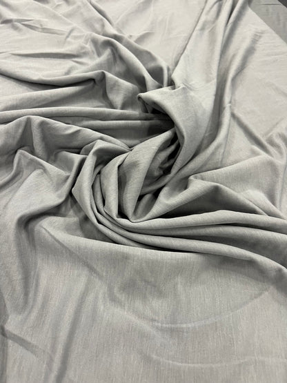 Enrique 013 viscose drape mid grey