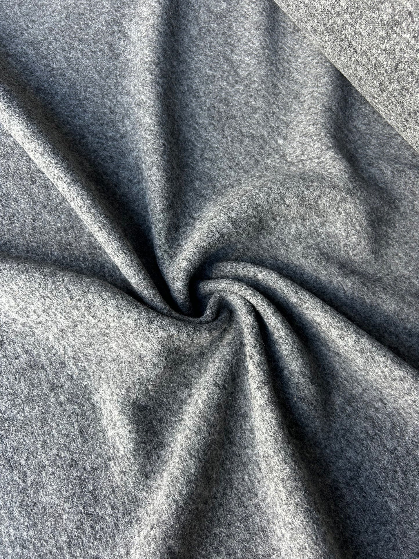 LISA 067 dark grey heavy boiled wool