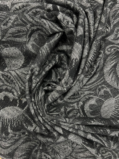Enrique 015 bicolor jacquard black