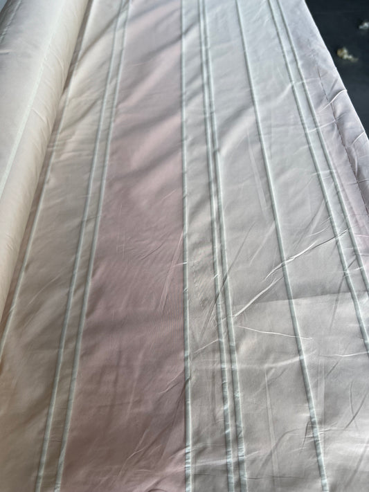 Wallet on diet 060 soft pink polyester stripes