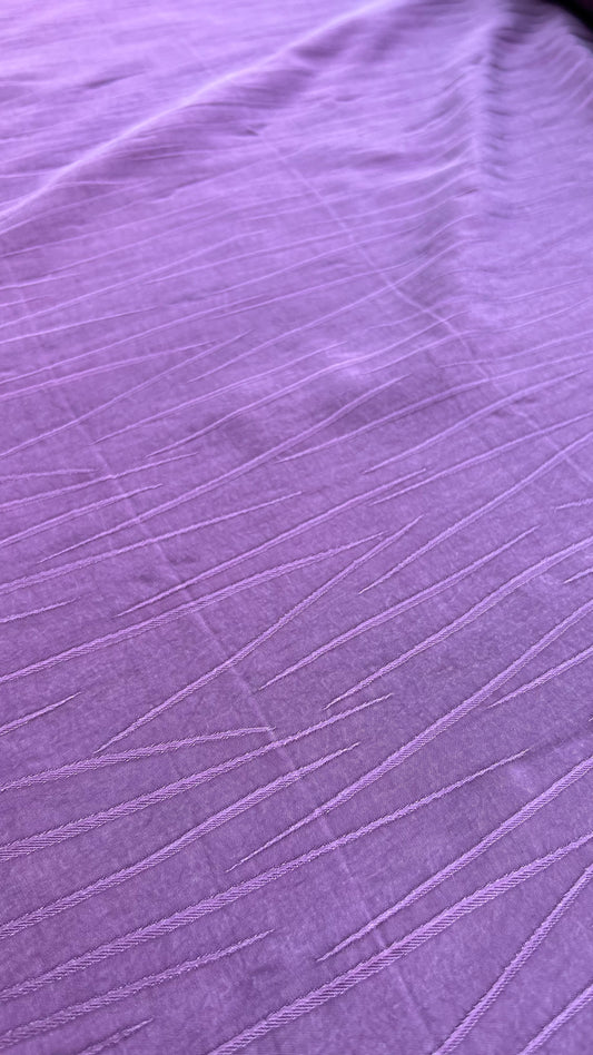 A01 CUPRO 023 washed cupro jacquard zebra dark purple