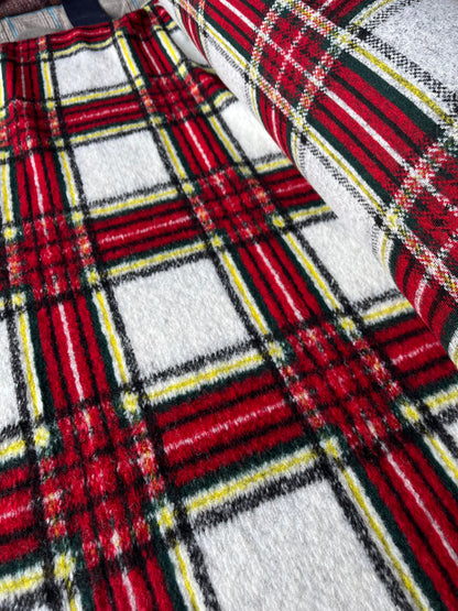 LISA 031 heavy boiled wool Christmas check