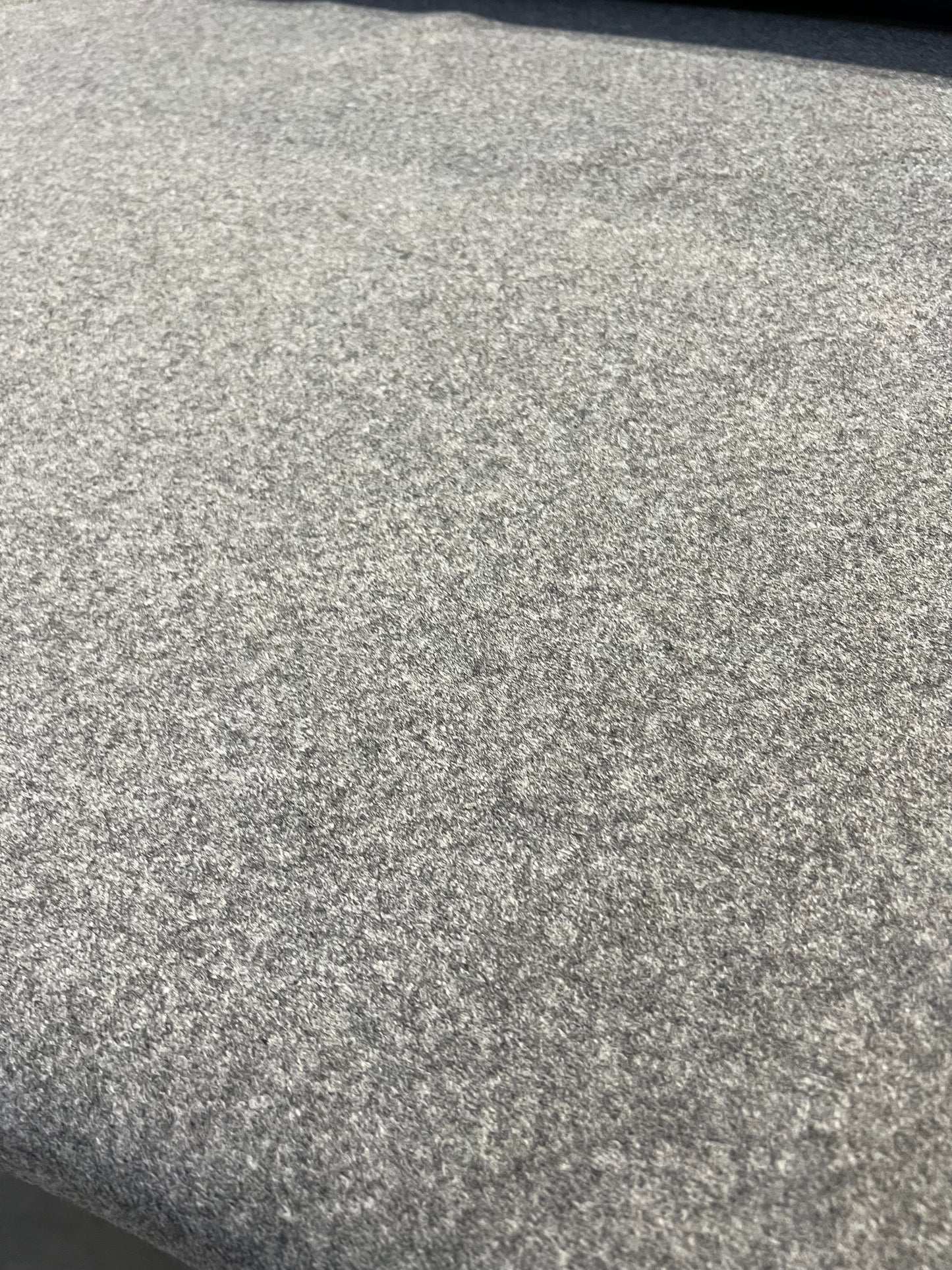 Flip side 024 grey wool double face navy