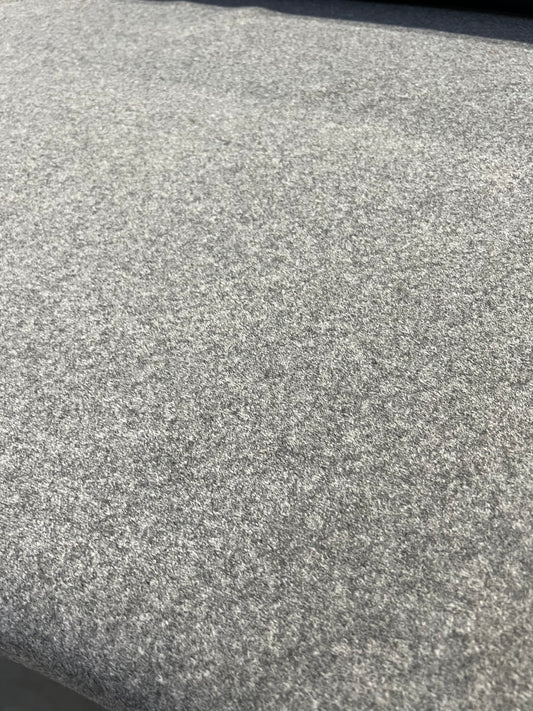Flip side 024 grey wool double face navy