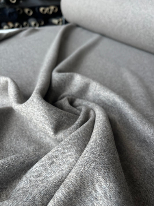 LISA 041 Wool double face coat fabric taupe