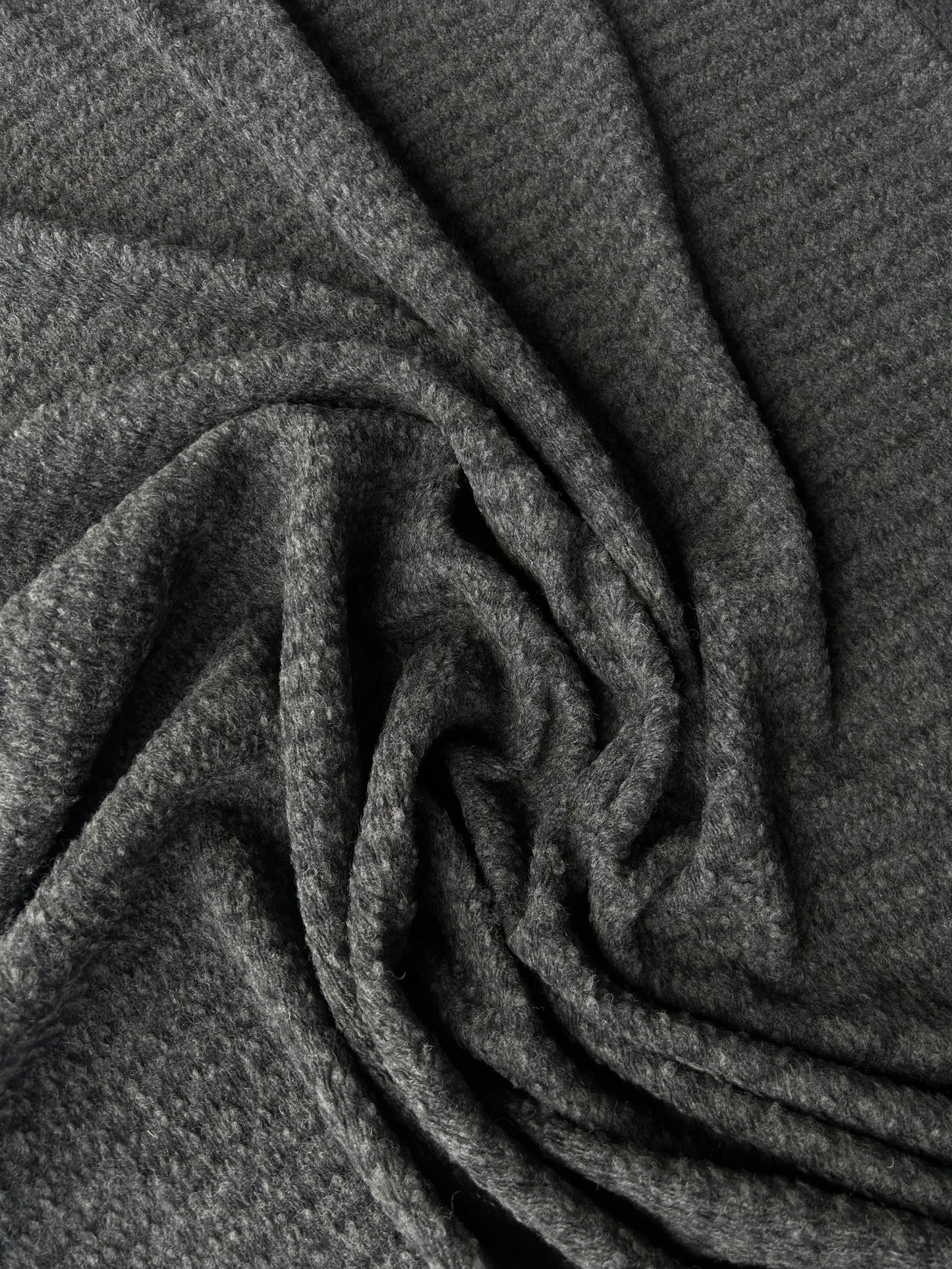 LISA 062 grey/black striped heavy boiled wool m