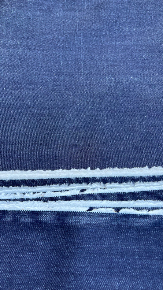JACOB 1063 midweight twill denim stretch dark indigo