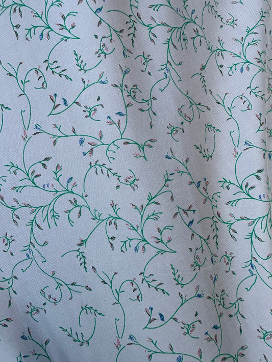 C02 Charlotte 002 Viscose Print Small Flowers Sand