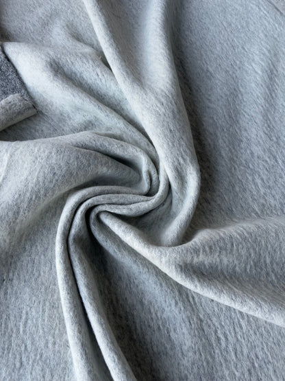LISA 027 Grey/light grey  heavy boiled wool
