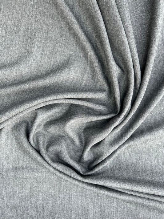 Fiona 008 Cotton twill jeans look grey écru melange