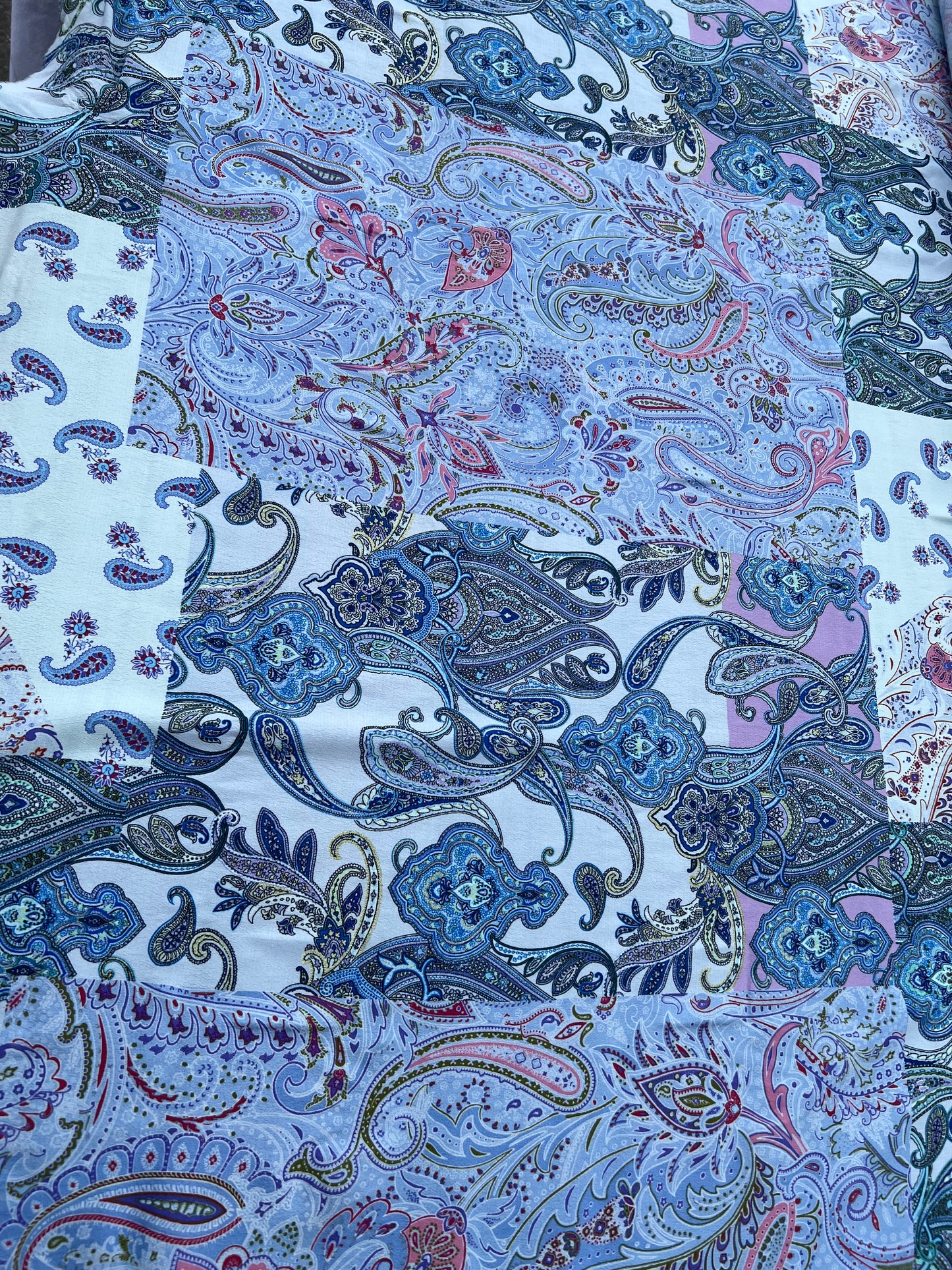 Fiona 001 viscose crepe print cashmere squares