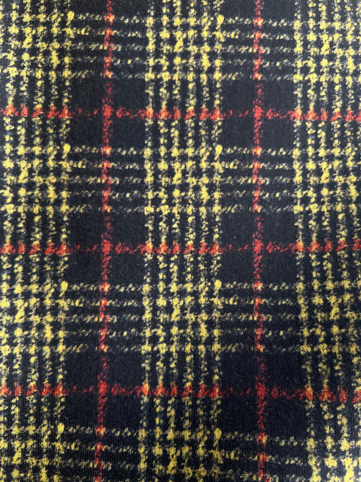 Flip side 012 red yellow black check double face yellow