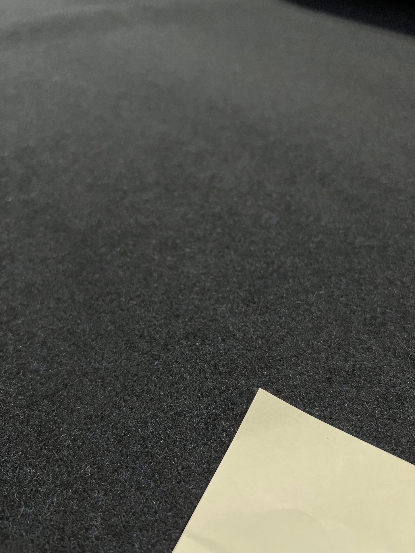 Flip side 026 blue/black wool double face navy