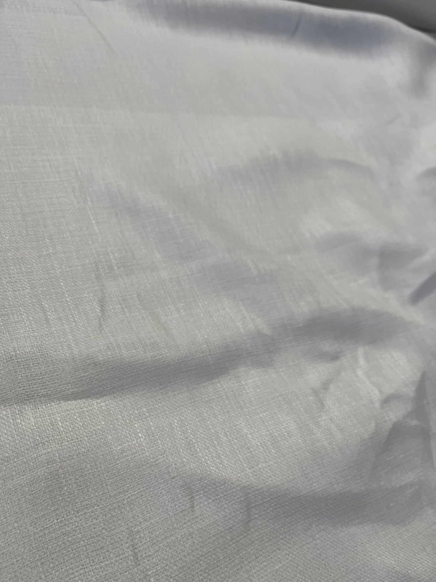 AXELLE 001  100% linen panama weave white