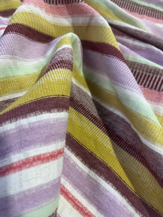 LC LOTTI 019 cotton jacquard stripes