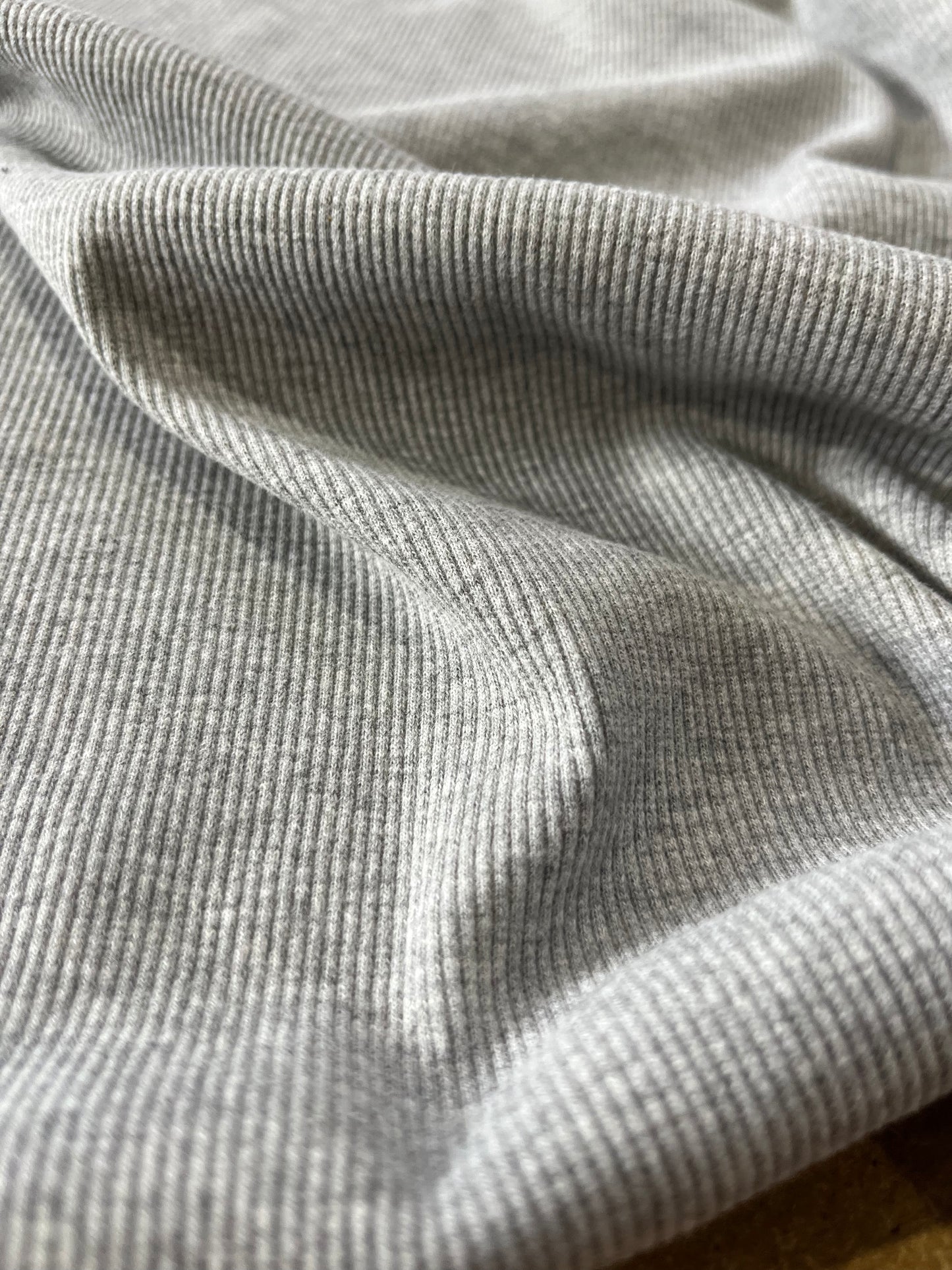 F02 P003 rib cotton elasthane gris schiné