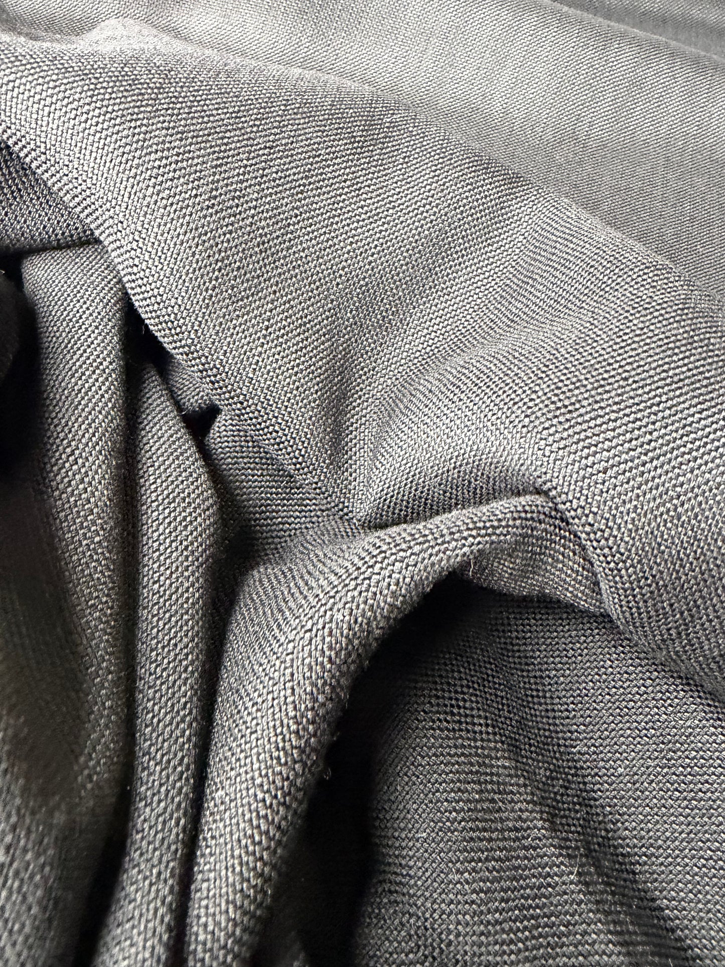 LORO 217 black panama weaving wool