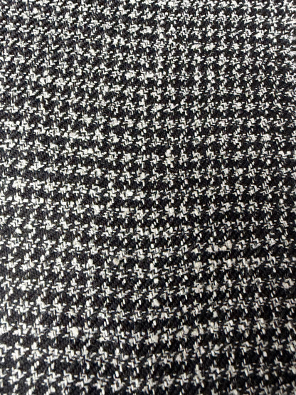 LORO 218 Dogtooth black/white wool Loro Piana