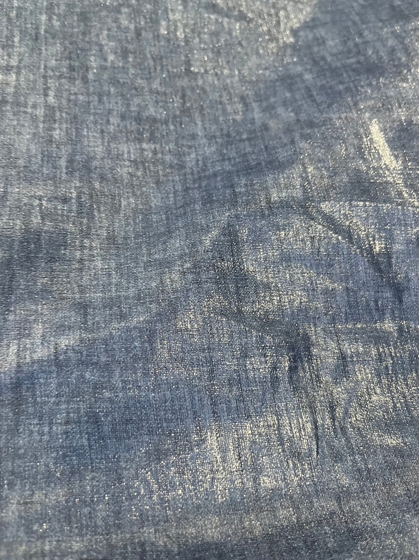 AXELLE 004 coated linen indigo