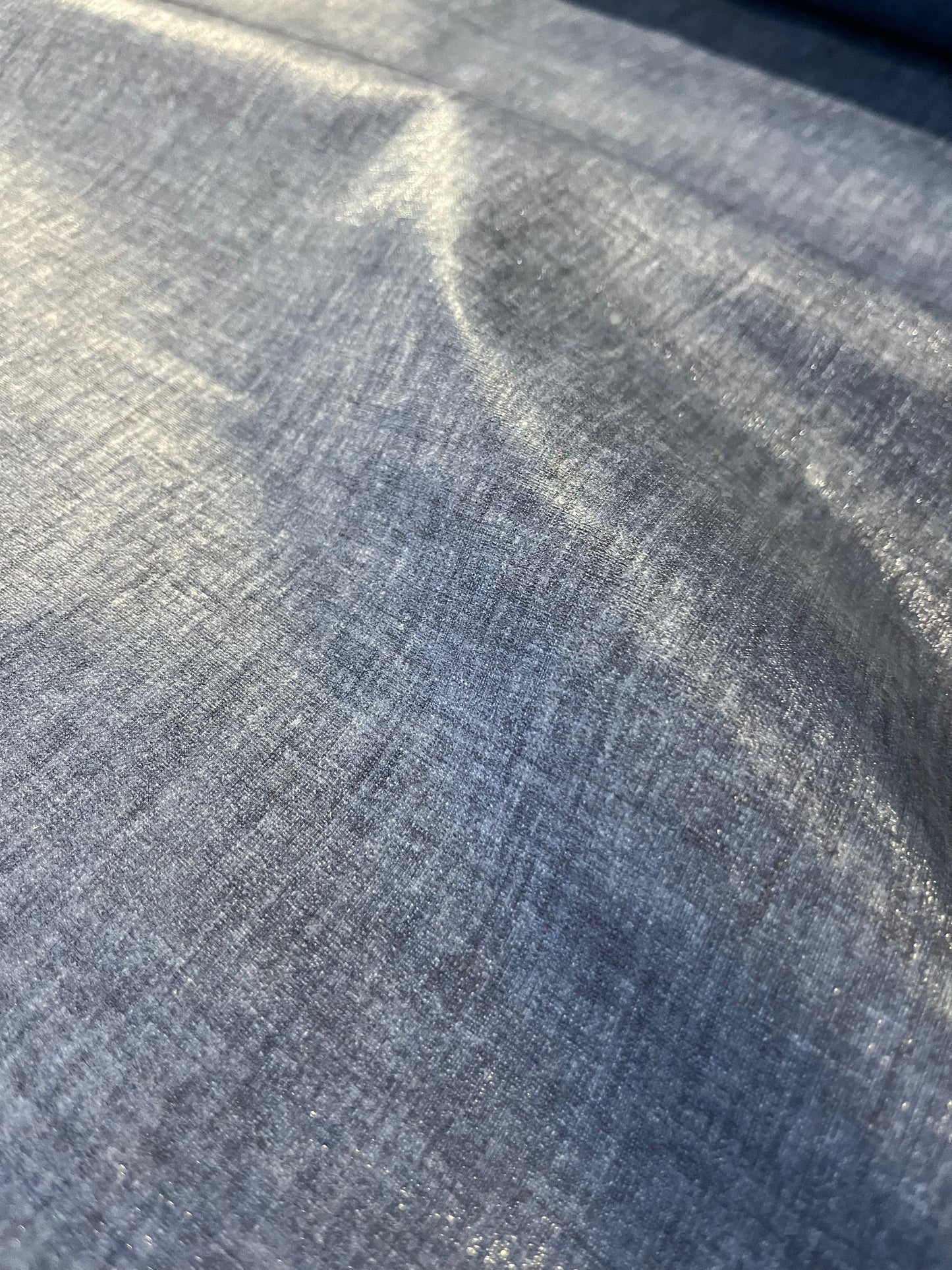 AXELLE 004 coated linen indigo