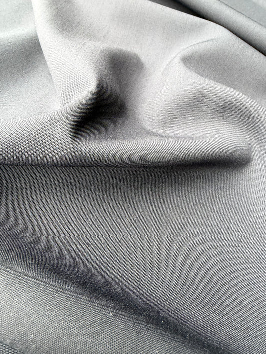 LORO 219 black toile super 120 wool Loro Piana