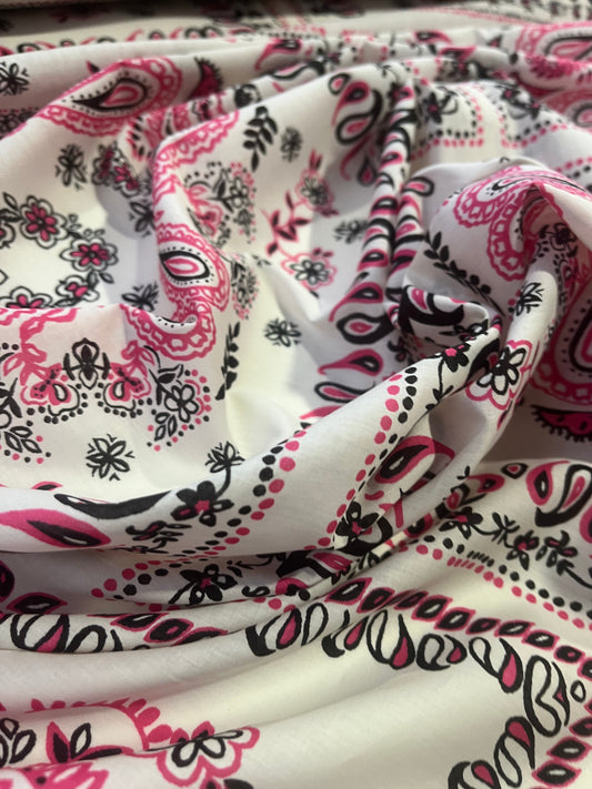 LOTTI 024 cotton poplin cashemere foulard style